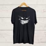 Buy Scary Face print Black T shirt
