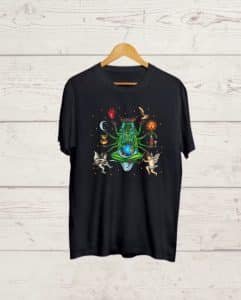 Buy Trippy Devil Black T shirt