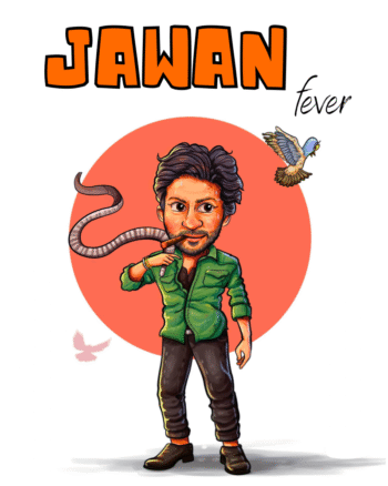 Jawan fever by Shah Rukh Khan