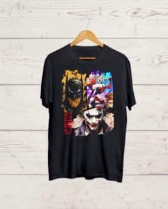 Joker Batman Harley Quinn print Tshirt
