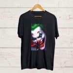 Buy Smiling Joker print Black T shirt