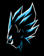 Vegeta artwork for back side printing