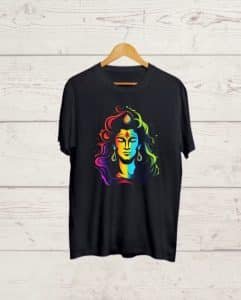 Buy Shiva print Round Neck T shirt