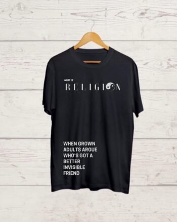 Definition of Religion Black Tshirt