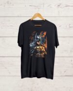 Buy Batman print Round neck T shirt - Image 3