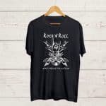 Buy ACDC print Black T shirt