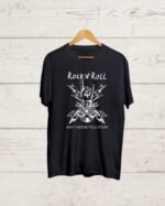 Buy ACDC print Black T shirt