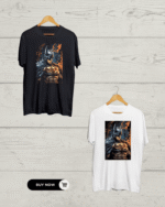 Batman print Round neck T shirt