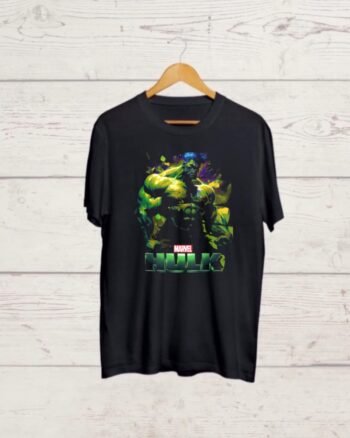 Marvel Comics Hulk print Black Tshirt