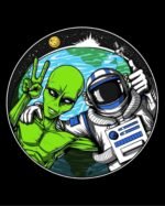 Alien and Astronaut