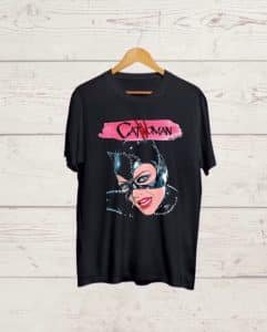 Buy CatWoman print Black T shirt
