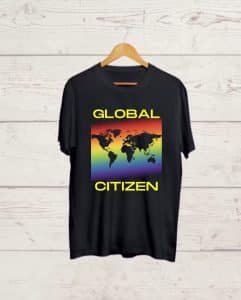 Buy Global Citizen Black T shirt