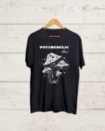 Buy Psychedelic Vibes Black T shirt