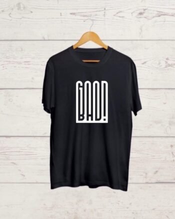 Buy Good Vs Bad Black T shirt