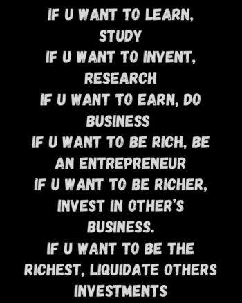 How to become Rich