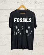 Buy Fossils Black T shirt