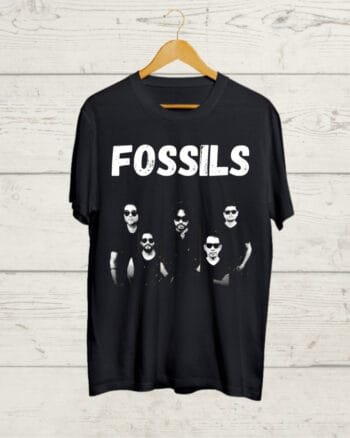 Buy Fossils Black T shirt