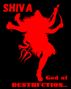 Shiva God of Destruction Tshirt