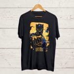 Buy Black Panther print Black T shirt