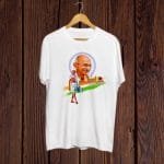 Buy Mahatma Gandhi print White T shirt