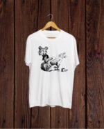 Sukumar Ray print white T shirt