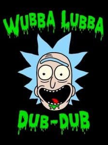 Buy Rick and Morty print Black T shirt