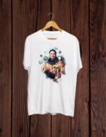 Elon Mask X Space X white Tshirt