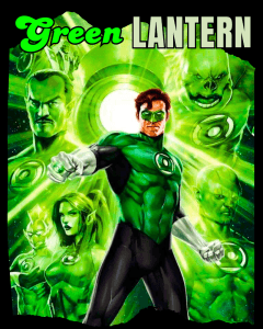 Buy Green Lantern print Black T shirt