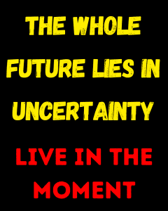 Live in the Moment Black Tshirt