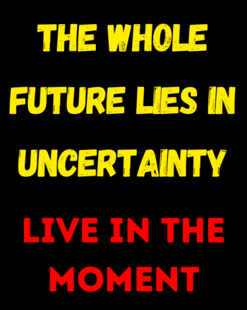 Live in the Moment Black Tshirt