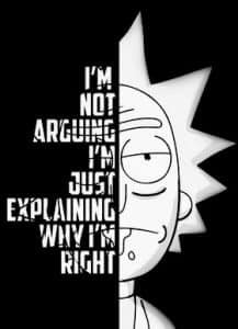 Buy Rick n Morty Black T shirt
