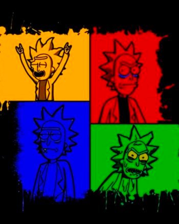 Rick and Morty print funny Tshirt