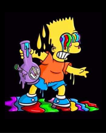 Buy Stoned Garfield Black T shirt