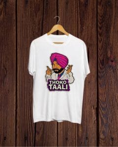 Buy Thoko Taali print white T shirt