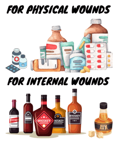 Internal Vs External wounds Tshirt