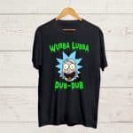 Buy Rick and Morty print Black T shirt