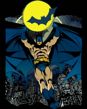 Batman print Black Tee shirt