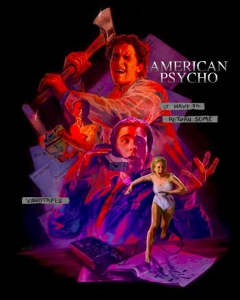 Buy American Psycho print T shirt
