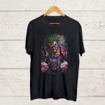 Buy Bloody Joker print Black T shirt