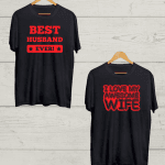 Buy Couple Tees - Pack of 2 Tshirts