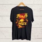 Buy Monalisa print Black T shirt