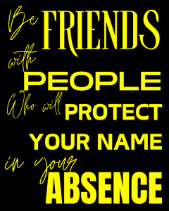 Buy Firends Black T shirt Choose Friends wisely