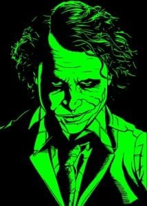 Joker print Black Tshirt