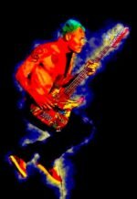 Buy RHCP Flea Black print T shirt RHCP Tshirt
