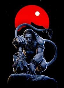 Buy Jai Hanuman print Black T shirt