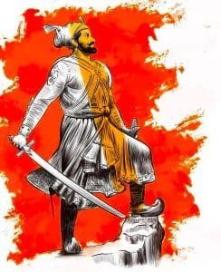 Buy Shivaji print white T shirt