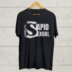 Buy SapioSexual print Black T shirt