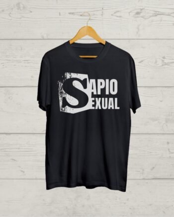 Buy SapioSexual print Black T shirt