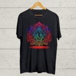 Buy Ganpati Bappa print Black T shirt