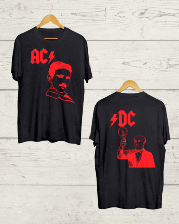 Both side Print Funny ACDC T shirt
